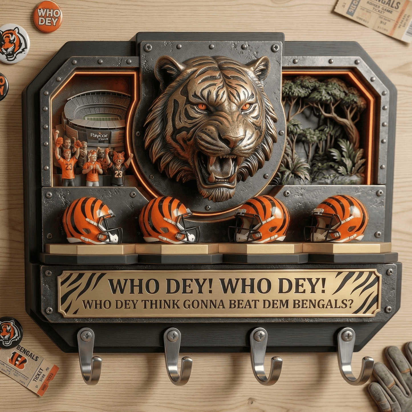 CCBG WALL-MOUNTED KEY HOLDER LNTH