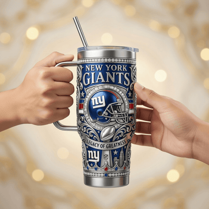 NYG 40oz Tumbler With Handle PDL