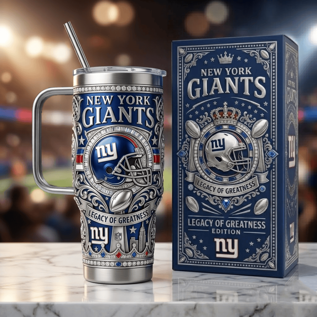 NYG 40oz Tumbler With Handle PDL