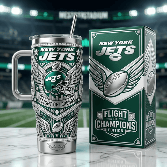 NYJ 40oz Tumbler With Handle PDL