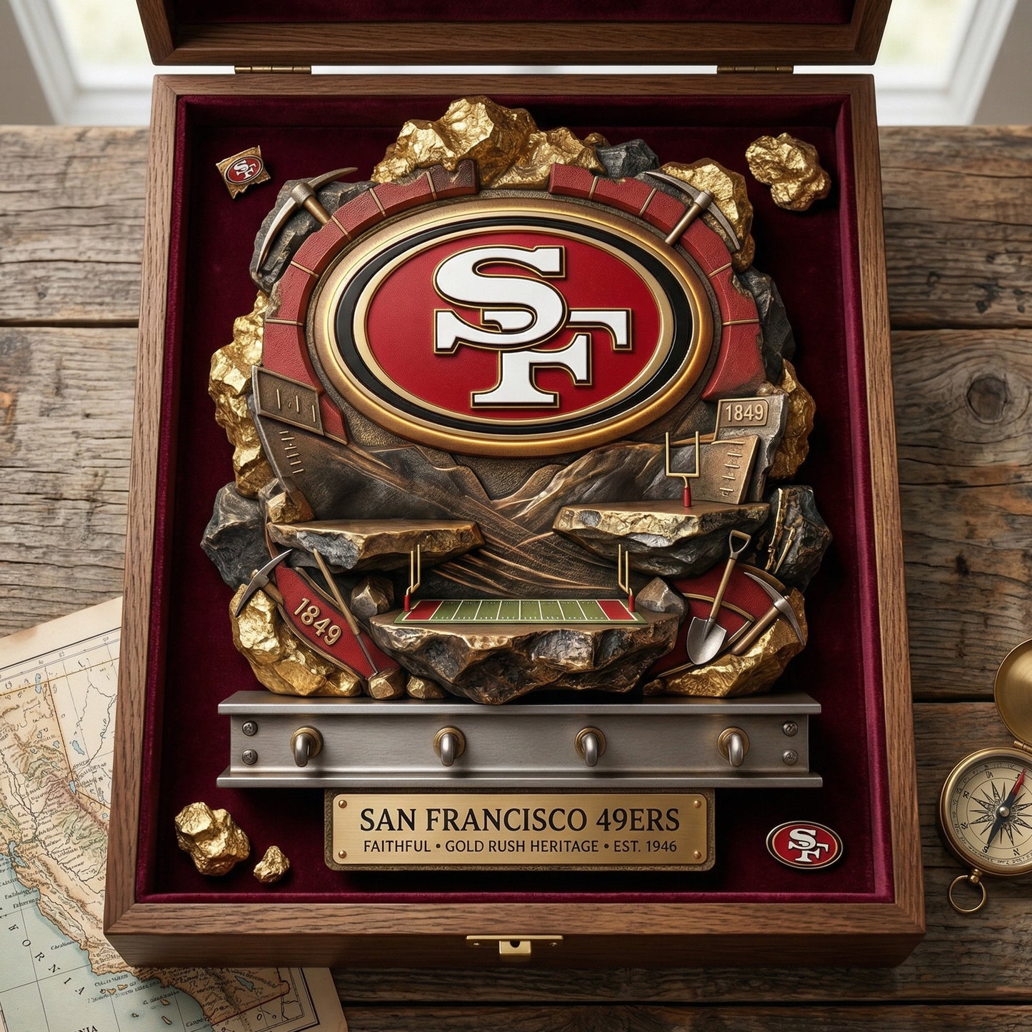 SF49 WALL-MOUNTED KEY HOLDER DAT