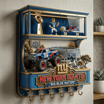 NYG WALL-MOUNTED KEY HOLDER LNTH