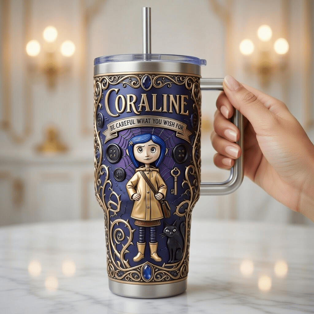 CRLN 40oz Tumbler With Handle PDL