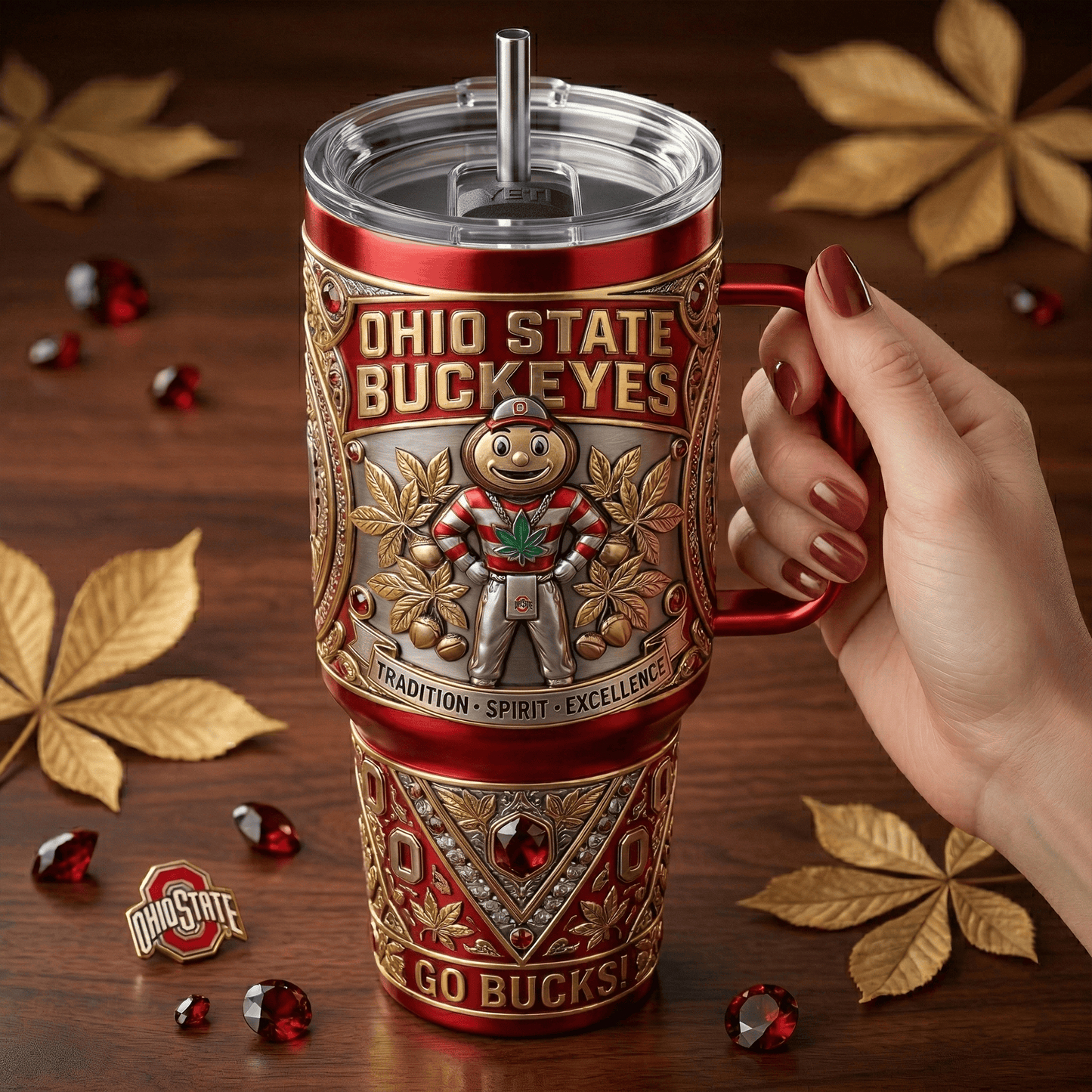 OSB 40oz Tumbler With Handle LNTH