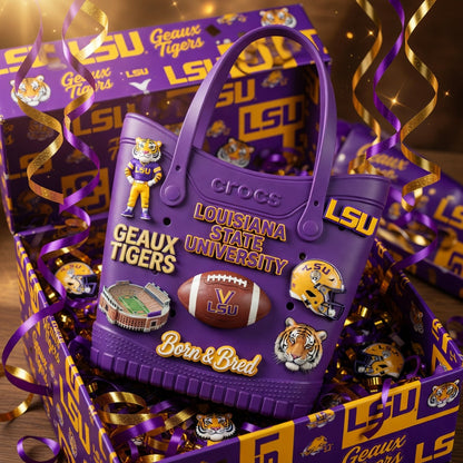 LSU Rubber Tote Bag HTTT