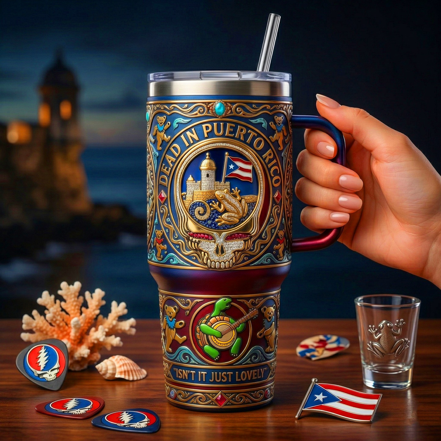 GRFD 40oz Tumbler With Handle LNTH