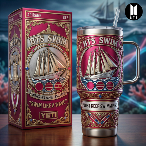 BTS 40oz Tumbler With Handle LNTH