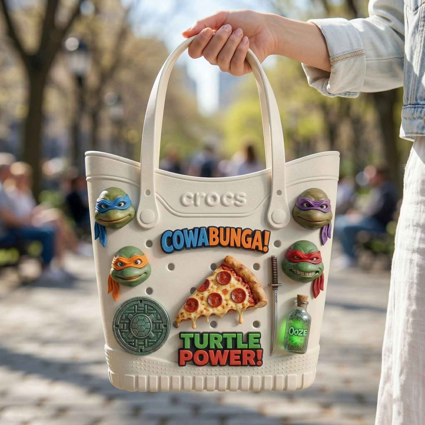 Premium NJT Rubber Tote Bag HTTT