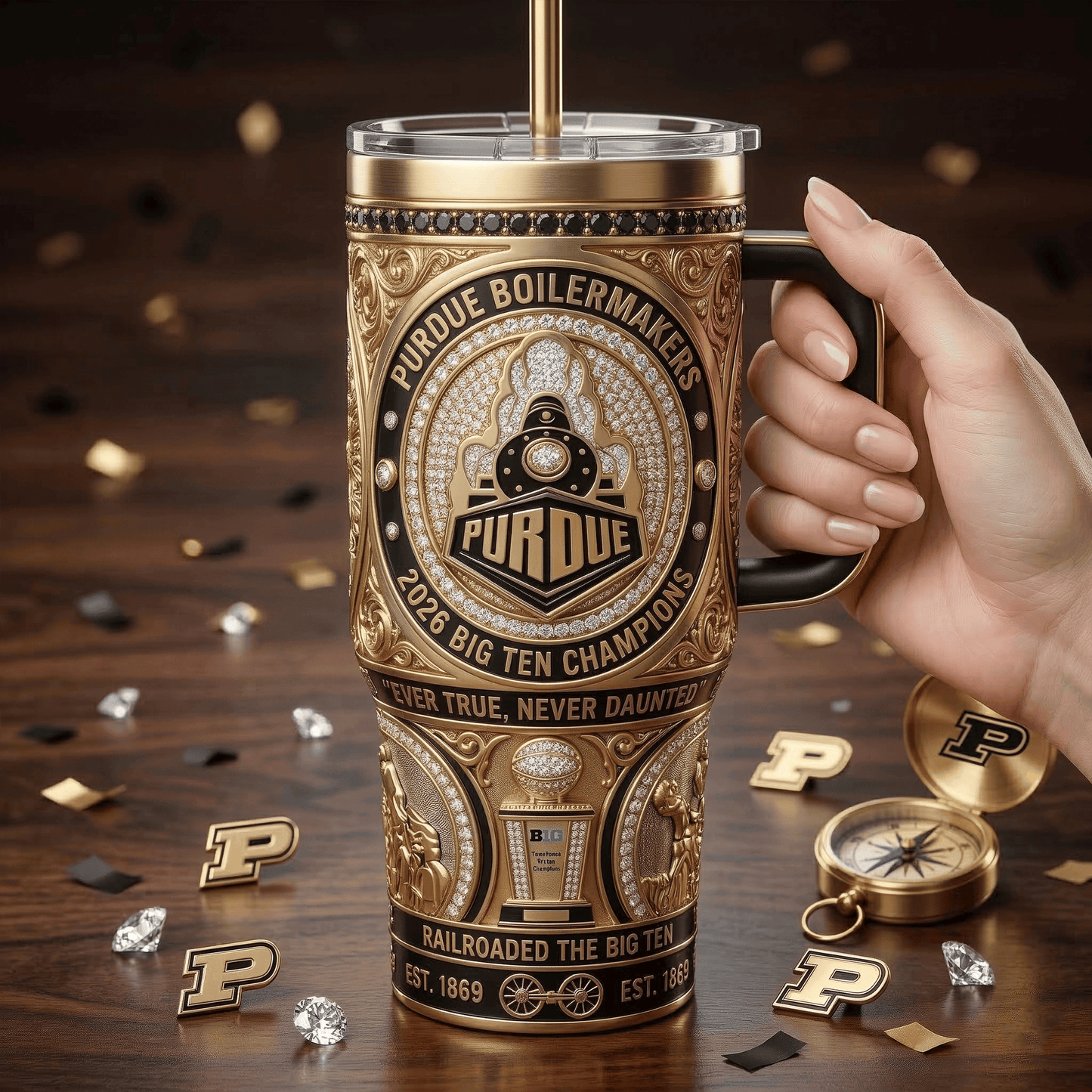 PDB 40oz Handled Tumbler LNTH